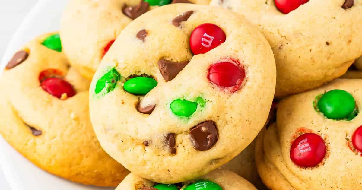 Receita de biscoitos de Natal M&M - The Cookie Rookie®