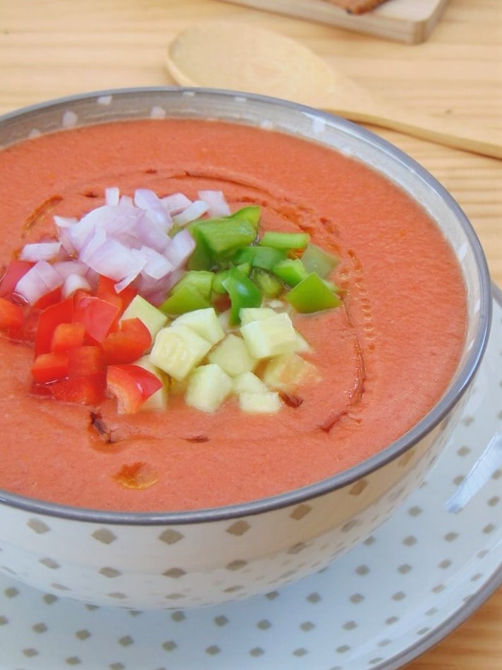 Sopa fria de verduras 