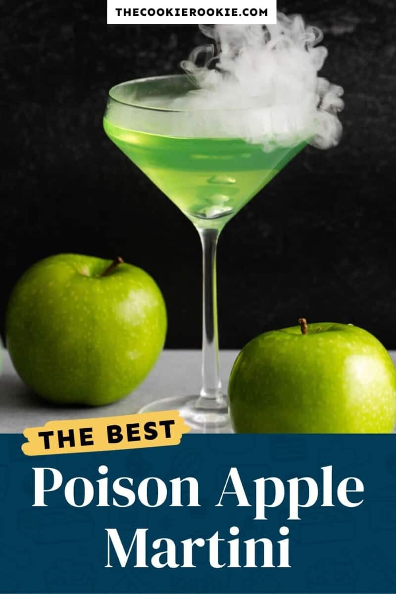 O melhor martini de maçã venenosa.