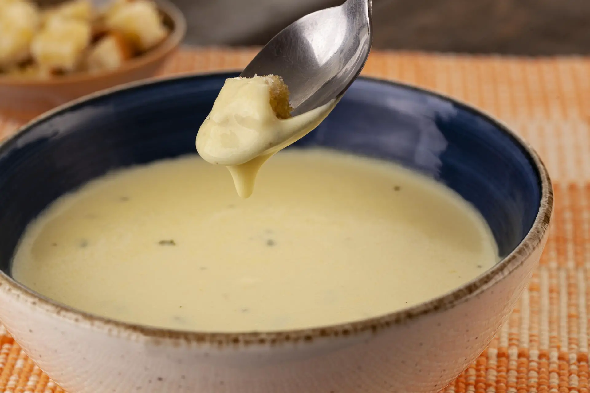 Receita de Sopa fondue de mandioquinha