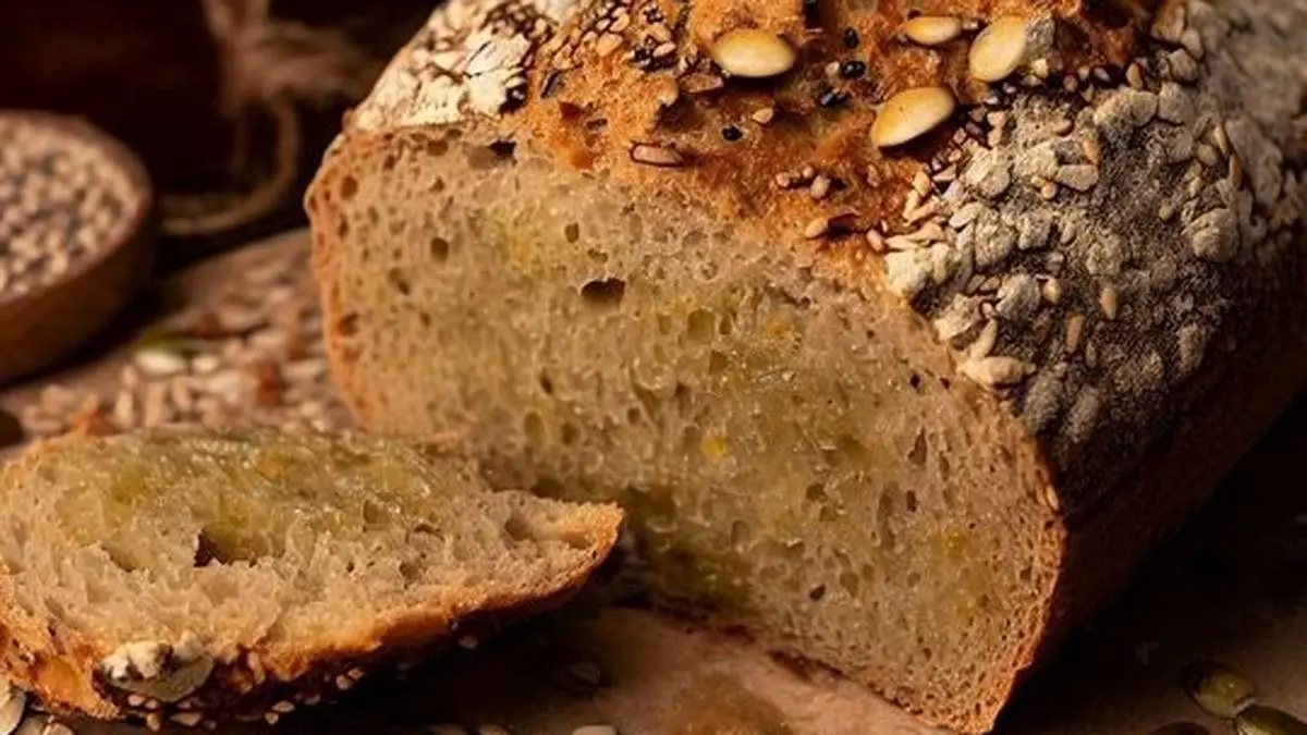 Receita de Pão de fermentação natural com sementes